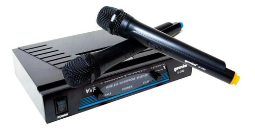 Sistema Inalambrico Doble De Mano Gemini U-352