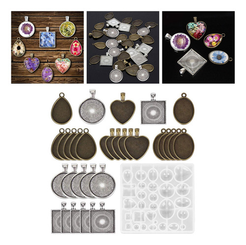 Abalorios Con Base Colgante For Hacer Joyas, Manualidades,