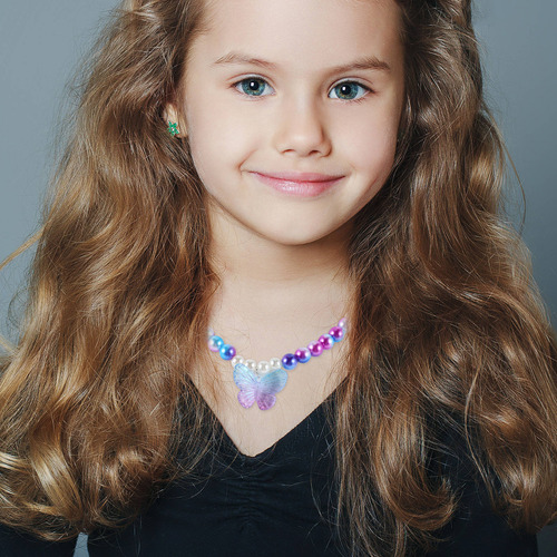 1 Juego De Sirenas Con Collar, Pulsera Y Pendientes Con Form