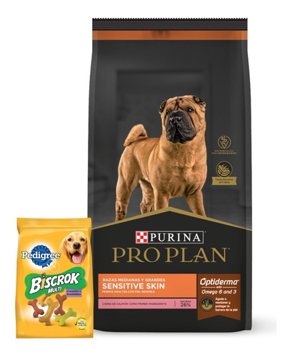 Comida Perro Adulto Pro Plan Sensitive Pieles Sensibles 15kg