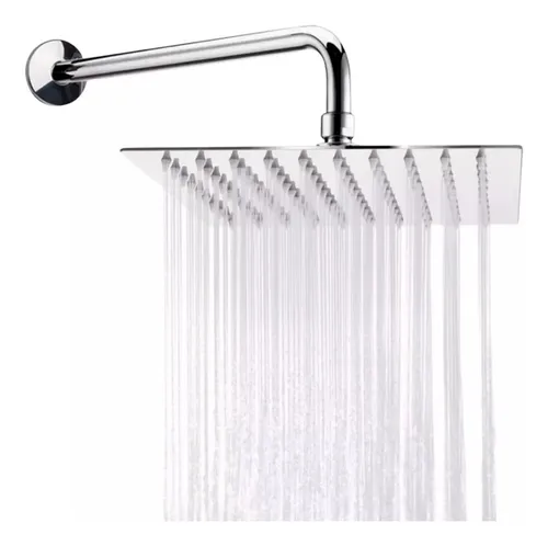 comprar Regadera Cuadrada De Lujo Tipo Lluvia Tubo De 30cms