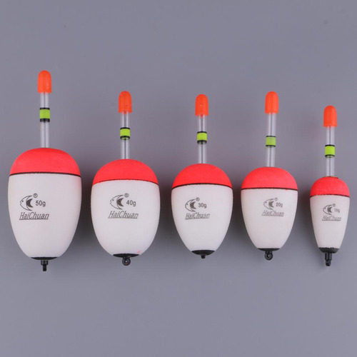 D1y: 2x 5pcs Flotadores De Pesca Con Barra Flotadores De