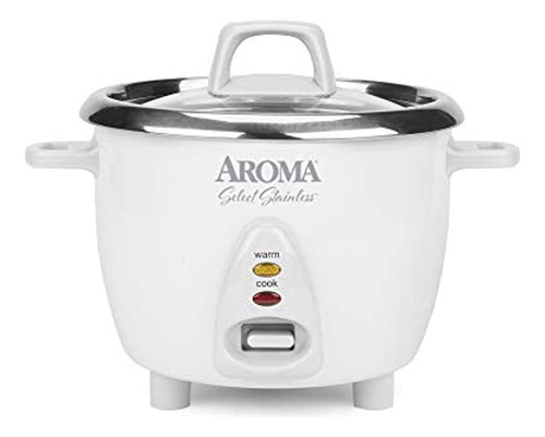 Arrocera Aroma Simply Stainless, Blanco