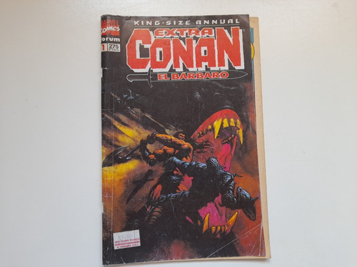 Revista Comics Marvel Extra Conan El Barbaro Forum 1 / 1976