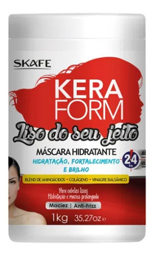 Creme Skafe  Liso Do Seu Jeito Hidratante Keraform 1kg