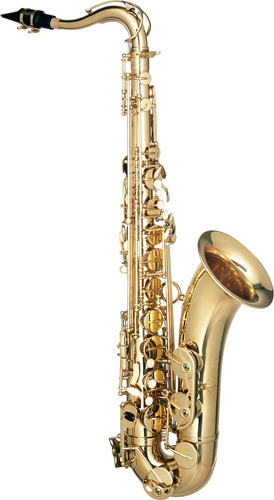 Saxofone Hofma Hst402 Tenor Laqueado Dourado