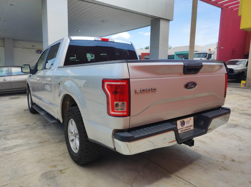 5.0 Ford Lobo Xlt 4x2 Supercrew 2015 Plata Estelar