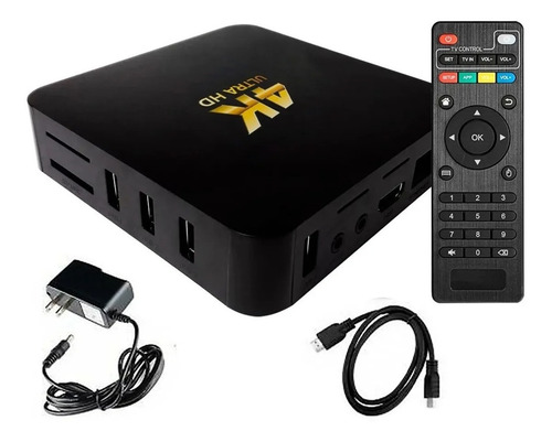 Conversor Smart Tv Android Tv Box Quad Core 4k Mod 2019 Ofer