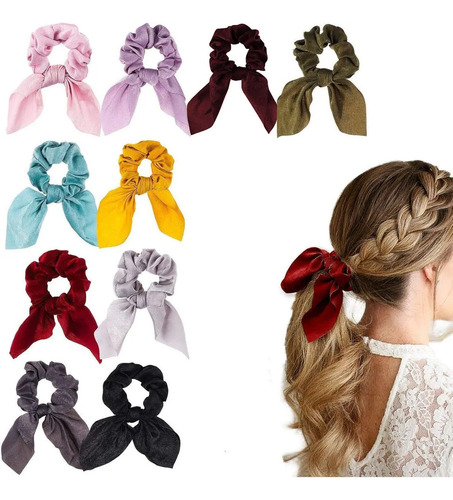 Np Color Sólido Bandas De Pelo Lazos De Cinta Diademas