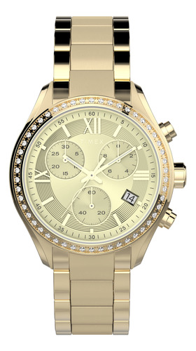 Reloj Timex Para Mujer Tw2v57800ji Cronógrafo Estándar