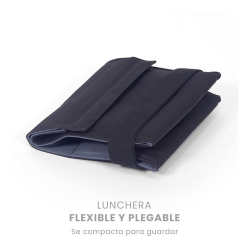Imagen 9 de 10 de Lunchera Térmica 8 Lts Negra Chilly