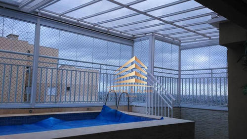Cobertura Duplex, Vila Augusta, Condomínio Parque Clube, 4 Dormitórios, 3 Vagas. - Co0015
