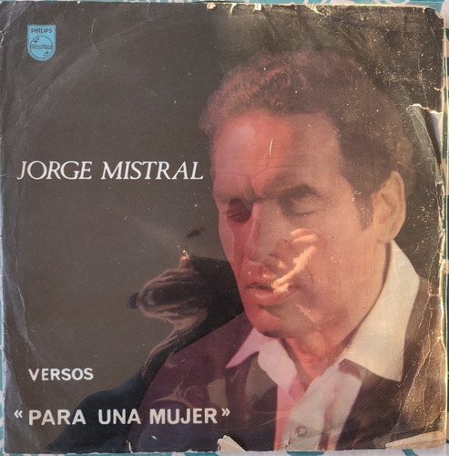 Vinilo Lp Versos Para Una Mujer Jorge Mistral (xx169