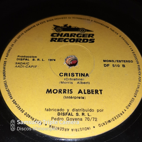 Simple Morris Albert Charger Records C19