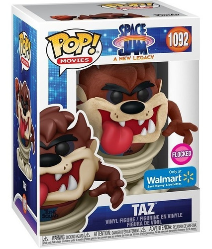 Funko Pop ! Taz Flocked Walmart 1092