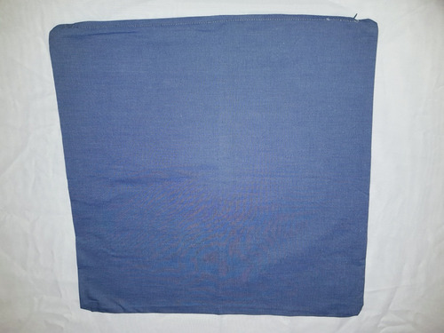 Funda De Almohadon 50x50 Jean Azul Fino