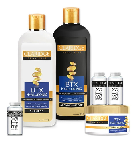 Kit Anti Age Con Complejo Btx Y Acido Hialuronico Claridge