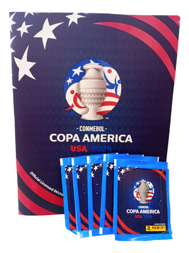 Álbum Panini Copa América 2024 + 50 Sobres