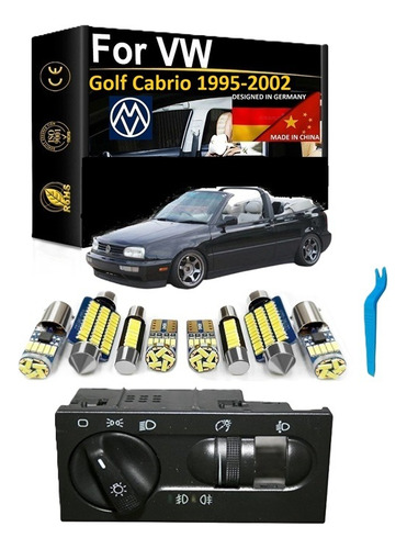 Euroswitch Con Neblinas Y Kit Luces Led Interior Cabrio Mk3