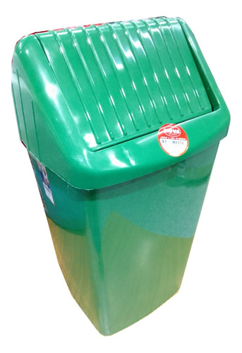 Imagen 1 de 2 de Cesto De Basura / Tacho / Tapa Vai Ven Capacidad 23 Litros