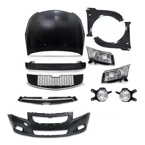 Kit Frente Chevrollet Cruze Sedan 2011 2012 2013 2014 2015