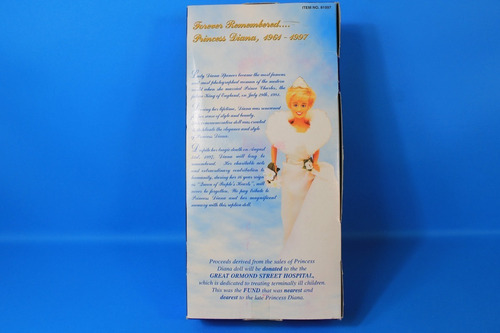 Diana Princess Of Wales 1997 Muñeca Coleccion (Usado)