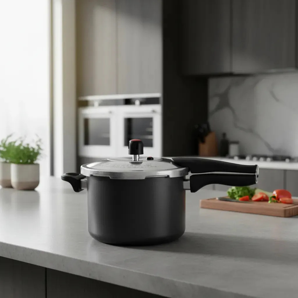 Panela Pressão Fechamento Externo 4.5L Antiaderente Alegrete