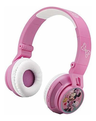 Ekids Minnie Mouse - Auriculares Bluetooth Para Niños, Inal