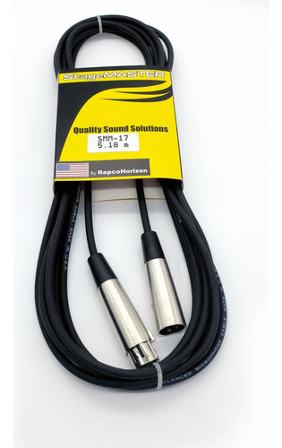 Rapcohorizon Cable Para Micrófono Smm-17 5.18 Mts