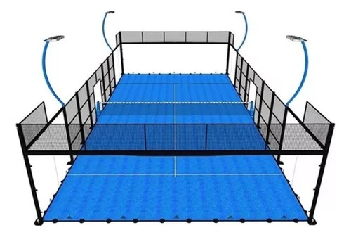 Pista Profesional De Pádel Panorámica