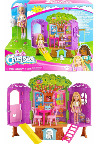 Barbie La Película Set De Juego Chelsea Casa Del Árbol  15 P