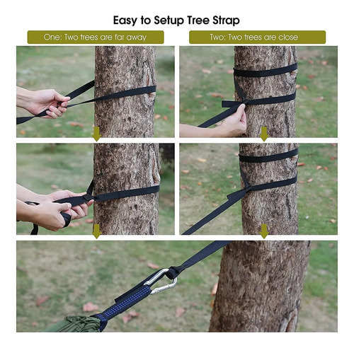 X2 Hamaca Nailon Con Mosquitero, Ideal Para Camping Y Jardín Variedad Hamaca