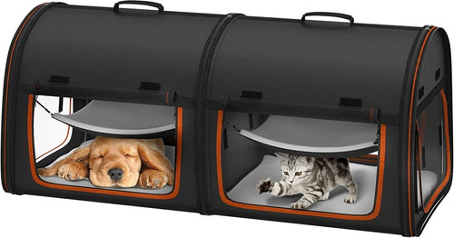 Cucha Transporte Para Mascotas Doble Para Gatos Y Perros