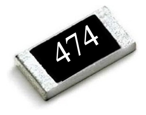 470k Ohms (25 Unidades) Resistor Smd 0805 (2,0mm X 1,2mm)