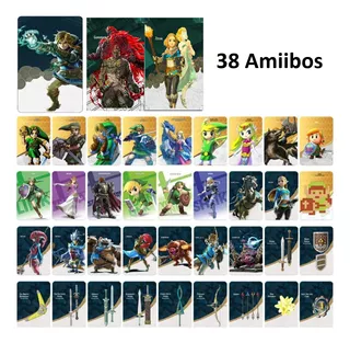Cartões 38 Unidades Para Amiibo Legend Of Zelda