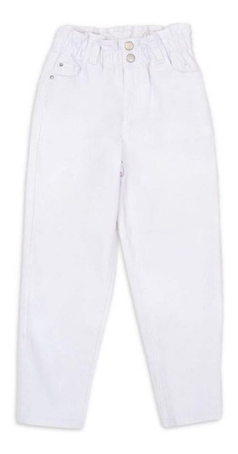 Pantalón Blanco Para Niñas, Únicamente Talla 14/16.