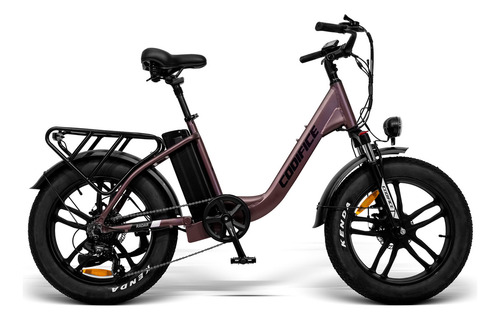 Bicicleta Elétrica 350w Aro 20 Codifice Shimano 7v Radar Cor Marrom