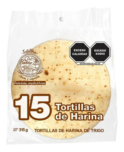 Tortilla Del Barrio Harina Trigo 315g