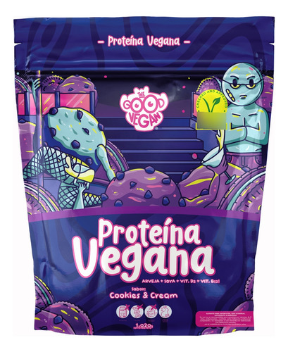 Proteína Vegana De Soya Cookies And Cream The Good Vegan