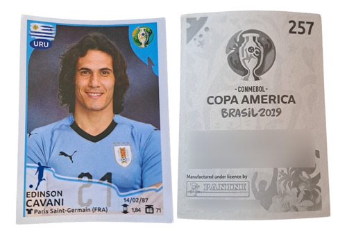 Figurita Edinson Cavani Copa América Brasil 2019 