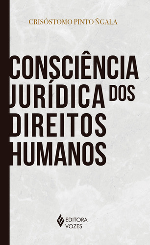 Consciência jurídica dos direitos humanos, de Ñgala, Crisóstomo Pinto. Editora Vozes Ltda., capa mole em português, 2021