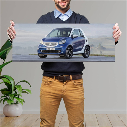 Cuadro 30x80cm Auto 2014 Smart Fortwo Passion 12 110