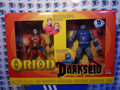 Dc Direct Deluxe Action Figure Set Orion & Darkseid