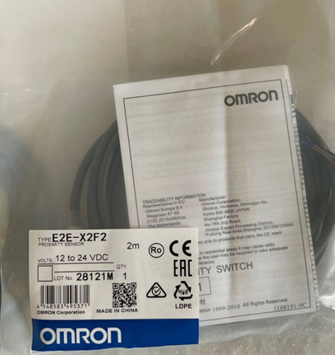New Omron E2e-x2f2 Proximity Switch Sensor 12-24vdc Bbt