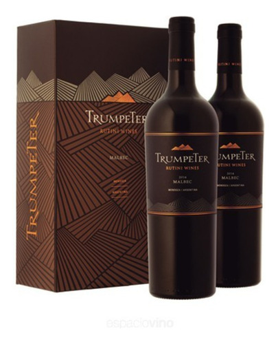 Estuche Trumpeter Malbec X2 De Rutini Wines