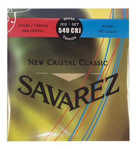 Cuerdas Guitarra Clasica Savarez 540crj Mixtas New Crystal