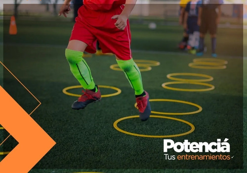 Imagen 5 de 10 de Kit Entrenamiento Futbol Conos Vallas Aros Escalera 31 Unida