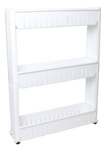 Organizador 3 Niveles Con Rueda Ahorra Espacio Baño Cocina 