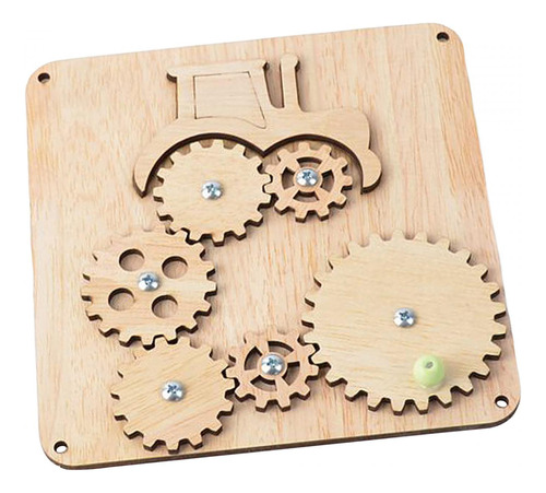 Montessori Busy Board Diy Engranajes Para Tractores