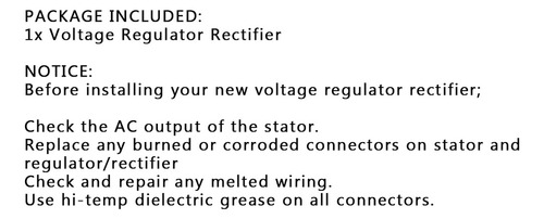 Rectificador Regulador P/ Harley Flt Flh 2002 2003
